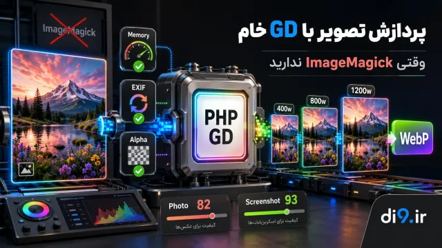 پردازش تصویر با GD خام وقتی ImageMagick ندارید
