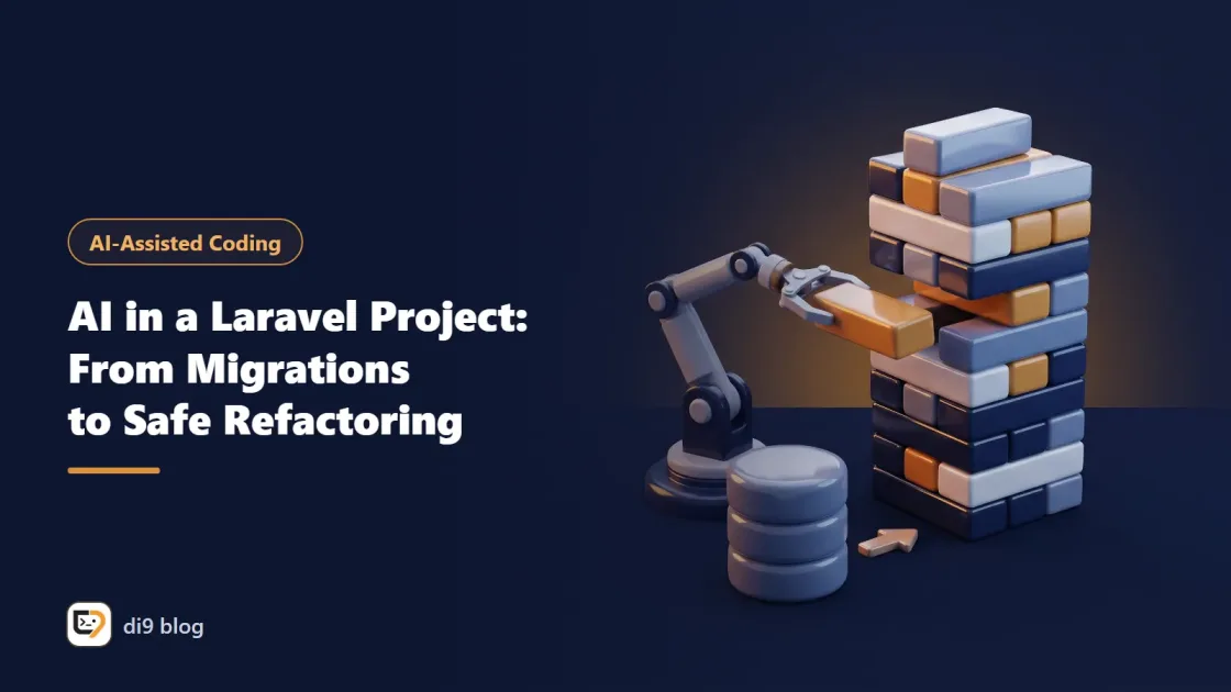 Using an AI assistant for migrations and refactoring in a Laravel project