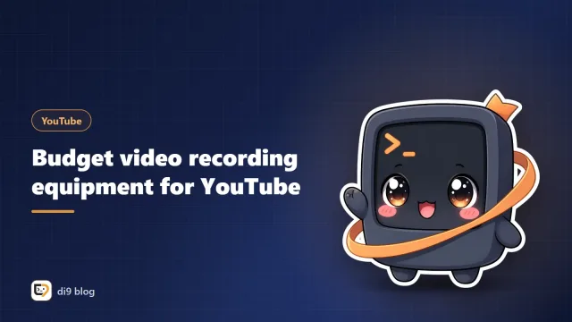 A simple video recording desk with a phone on a tripod, a lavalier microphone and window light