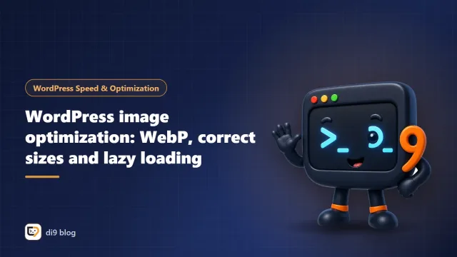 Comparison of a heavy photo and its lightweight WebP version in the WordPress dashboard