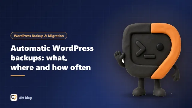 Scheduled WordPress backup sending copies to off-site storage
