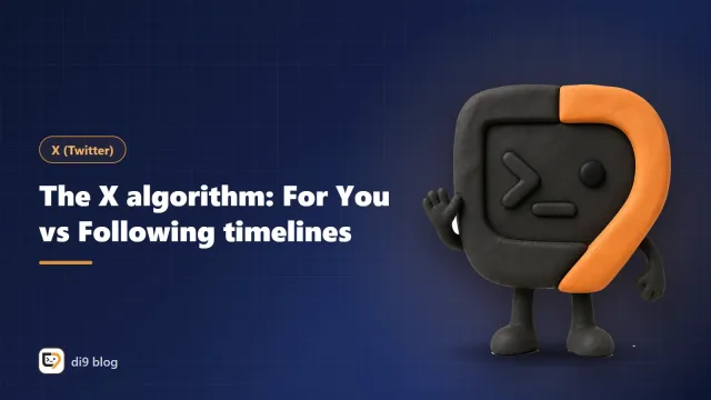 The For You and Following tabs on the X home screen