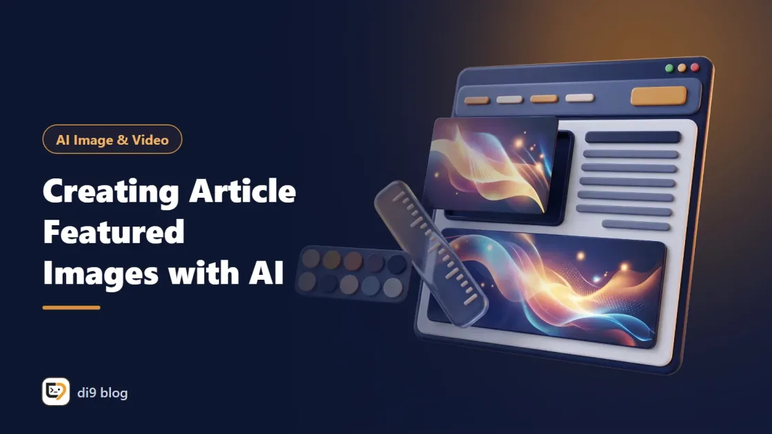 A featured image template with a text-free illustration and a headline in the site's font