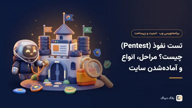 کارشناس امنیت در حال بررسی آسیب‌پذیری‌های یک وب‌سایت با گزارش تست نفوذ